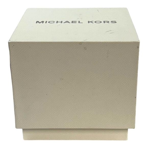 Michael Kors Womens Silver Stainless Steel Watch MKRhinestone Bezel Needs Batter - Picture 9 of 9